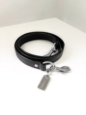 Coach Leather Vintage Bag Strap | 44 in. Long With Coach Metal Hang Tag